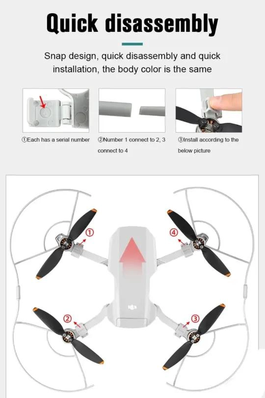 PROTECTOR DE HE LICES PARA DRONES MINI 1, MINI 2, SE Y 2SE - 5