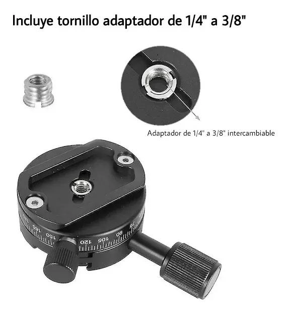 CABEZAL PANORAMICO UNIVERSAL PARA TRIPODES - 5