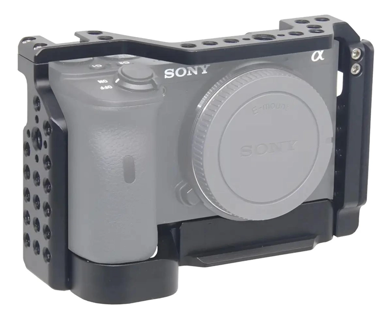 JAULA PARA CAMARA A6600 CON SOPORTE Y MONTAJE - 1