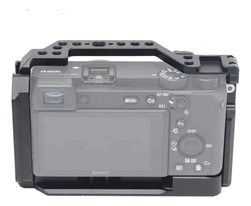 JAULA PARA CAMARA A6600 CON SOPORTE Y MONTAJE - 3