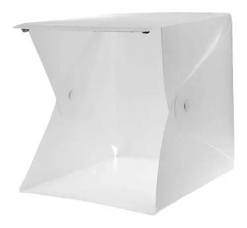 CAJA DE LUZ PLEGABLE PARA FOTOGRAFIA 30 CM CON LED - 3
