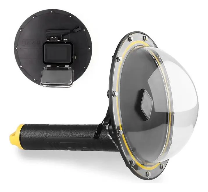 CARCASA ACUATICA DOMO PARA GOPRO HERO 5 6 7 CON DISPARADO - 2