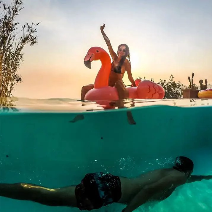 CARCASA ACUATICA DOMO PARA GOPRO HERO 5 6 7 CON DISPARADO - 5