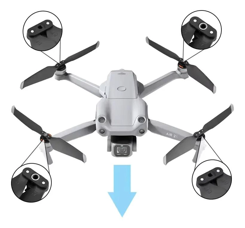 HE LICES DE REPUESTO PARA DRON MAVIC AIR 2 Y 2S, 2 PARES - 3