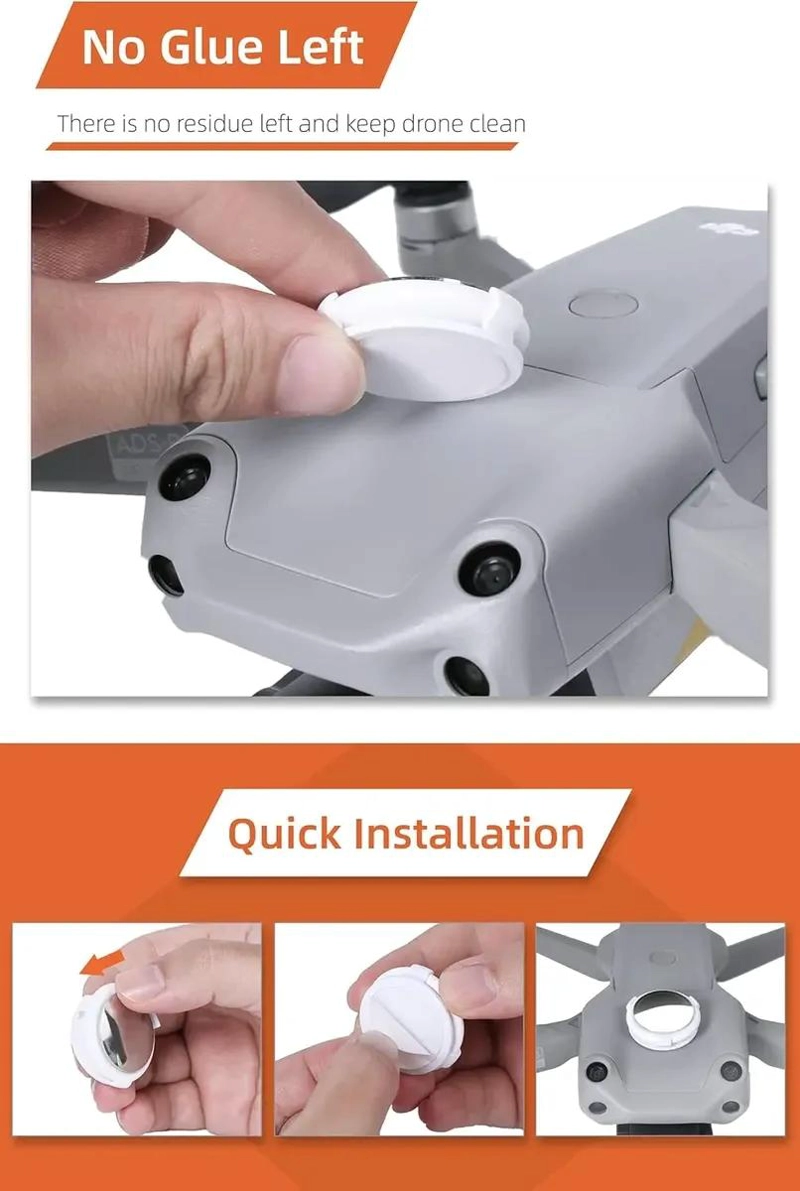 SOPORTE ADHESIVO PARA AIRTAG EN DRONES DJI Y OTROS - 5