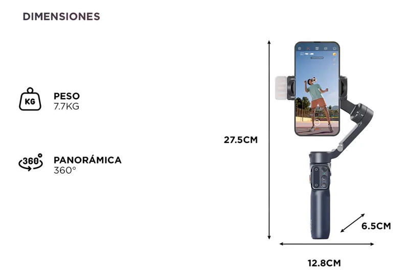 ESTABILIZADOR DE CARDAN ISTEADY X3 PARA TELE FONO MOVIL - 4