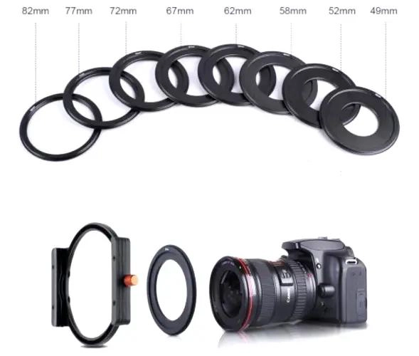 PORTAFILTROS PARA FILTROS CUADRADOS CON ADAPTADORES - 4