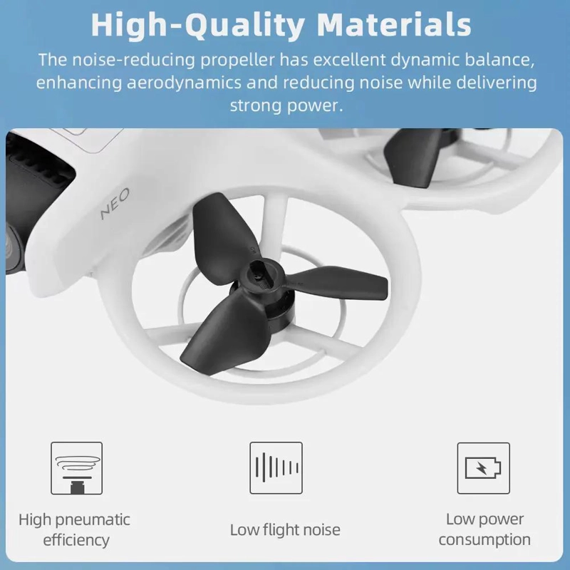 JUEGO DE 4 HE LICES SILENCIOSAS PARA DJI NEO - 2