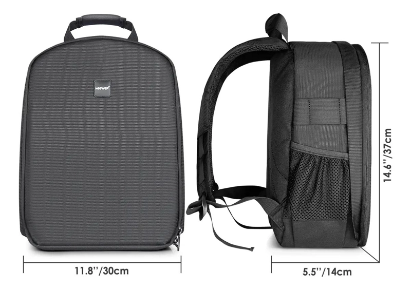 MOCHILA FLEXIBLE ACOLCHADA PARA CAMARAS CANON NIKON SONY - 3