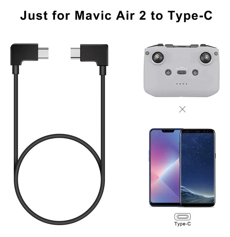 CABLE OTG TIPO C A USB C PARA DRONES RC - 2