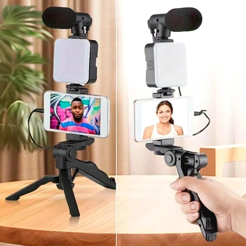 KIT ESTABILIZADOR PARA VIDEO CON REFLEX Y CELULAR - 2