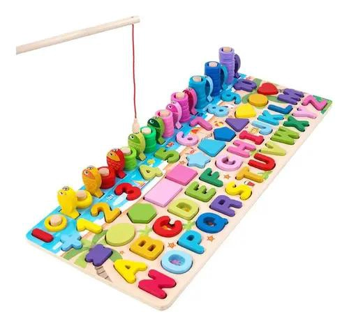 JUEGO DE TABLERO EDUCATIVO MONTESSORI PARA NIÑOS - 1