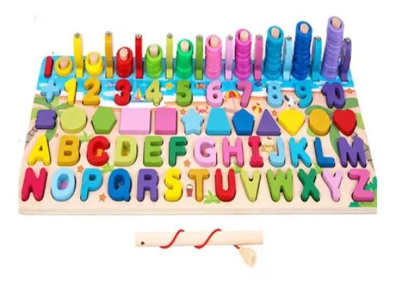 JUEGO DE TABLERO EDUCATIVO MONTESSORI PARA NIÑOS - 2