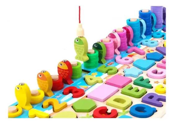 JUEGO DE TABLERO EDUCATIVO MONTESSORI PARA NIÑOS - 5