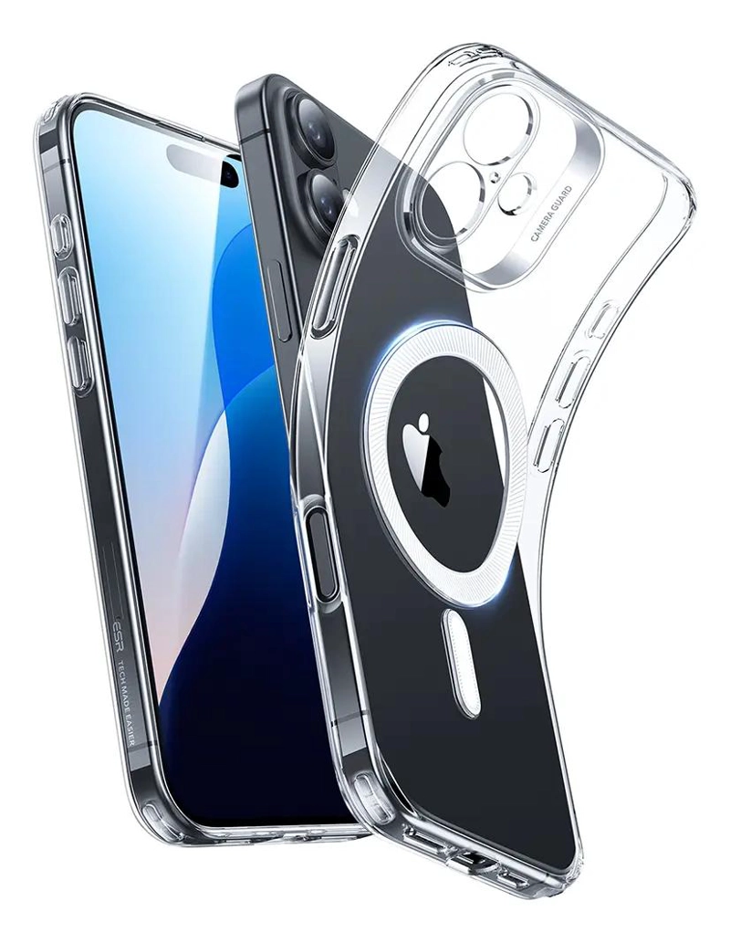 GENÉRICO CARCASA ULTRA DELGADA TRANSPARENTE PARA IPHONE 16 Y 16PRO