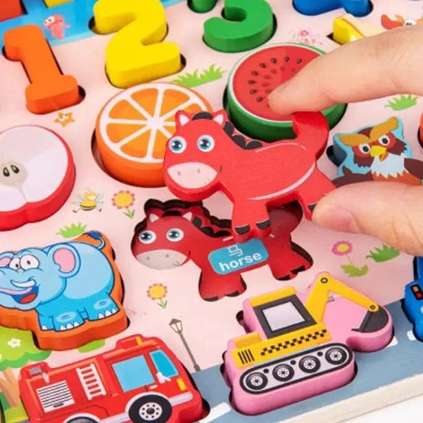 JUGUETES EDUCATIVOS DE MADERA PARA NIÑOS - 2