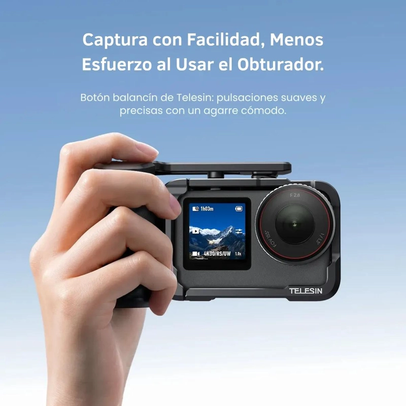 KIT EMPUÑADURA Y JAULA ALUMINIO PARA OSMO ACTION 6 - 5