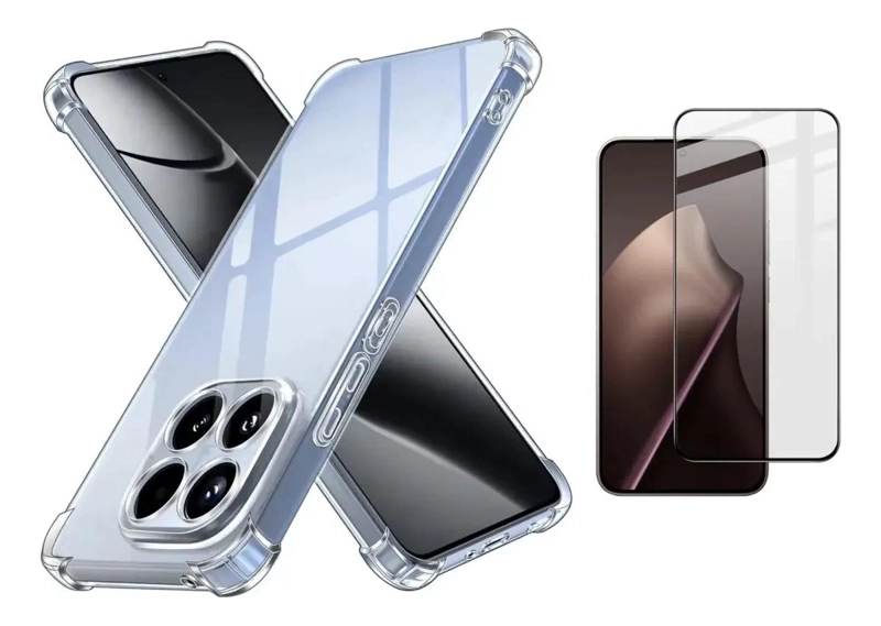 FUNDA ANTI SHOCK PARA XIAOMI 15T CON LAMINA DE VIDRIO - 1