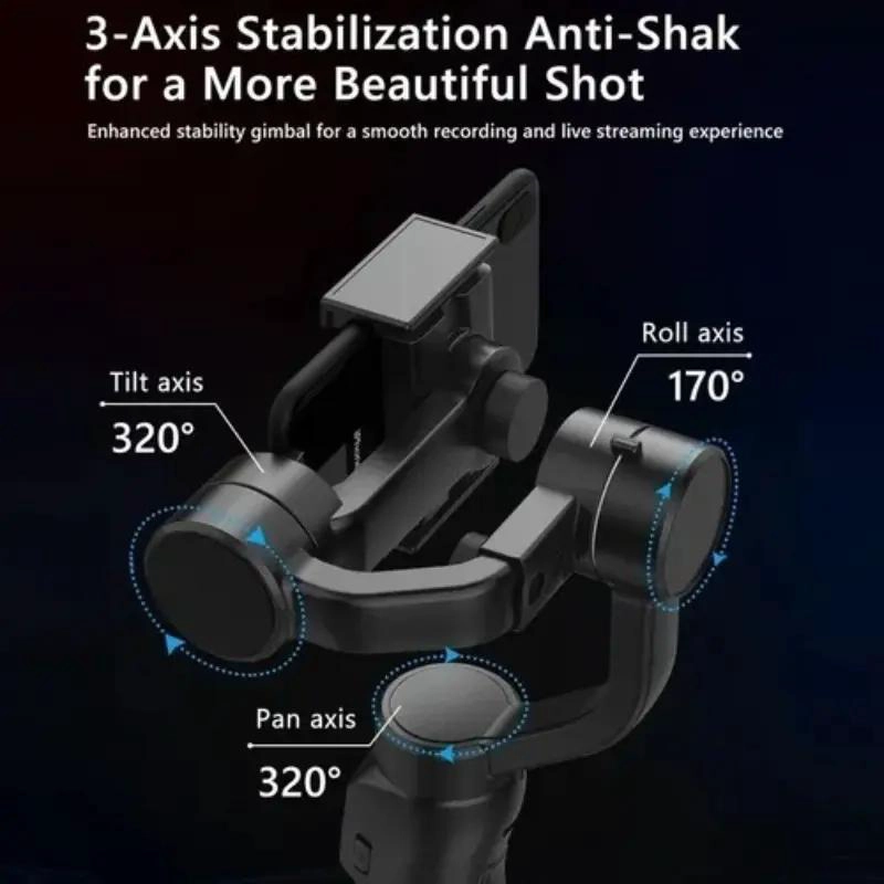 ESTABILIZADOR GIMBAL PARA CELULAR Y CAMARA - 3