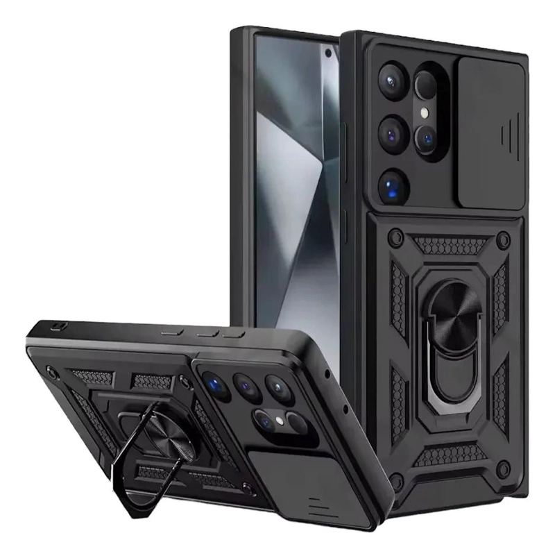 GENÉRICO CARCASA ARMOR REFORZADA CON ANILLO PARA SAMSUNG S26 ULTRA