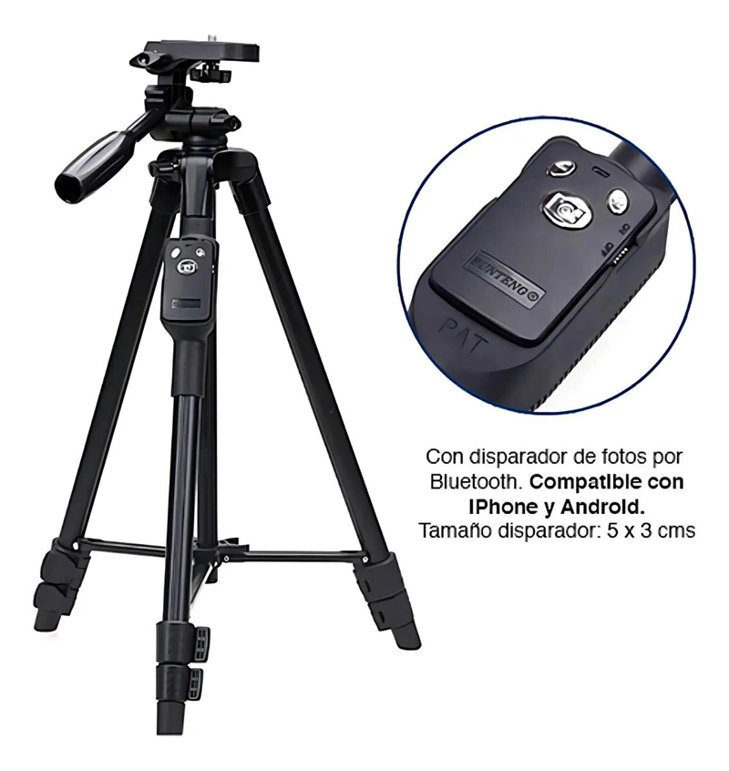 TRIPODE PROFESIONAL CON BLUETOOTH PARA CELULAR Y CAMARA - 3