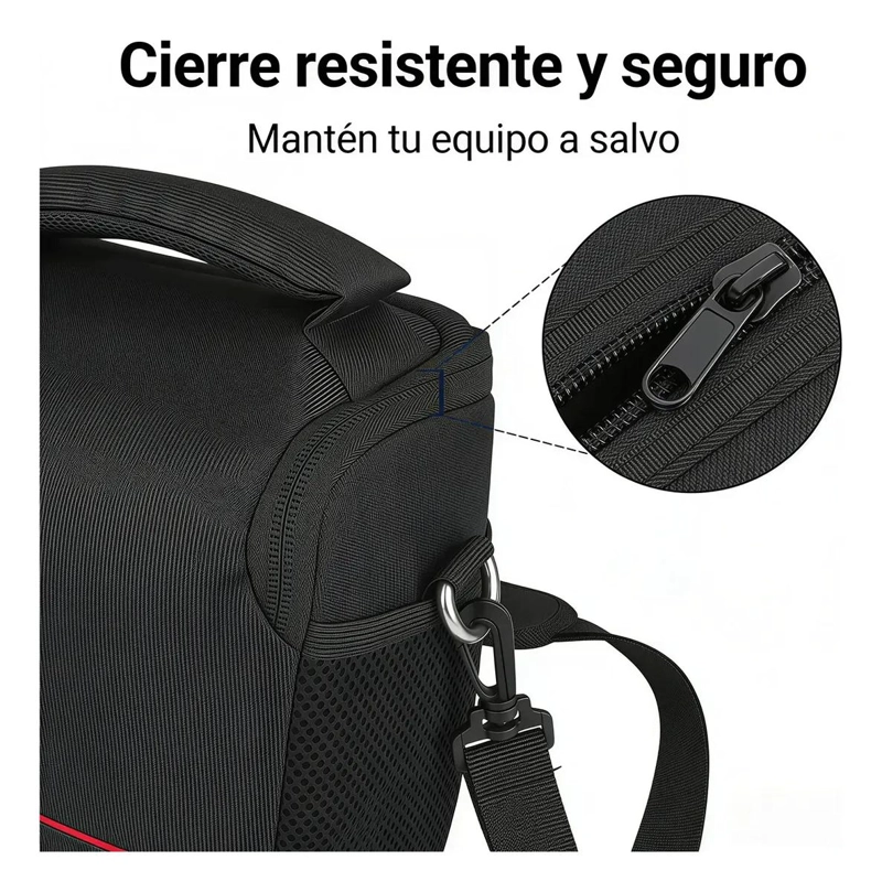 BOLSO PARA CAMARA DSLR CON PROTECCION ANTIGOLPES - 5