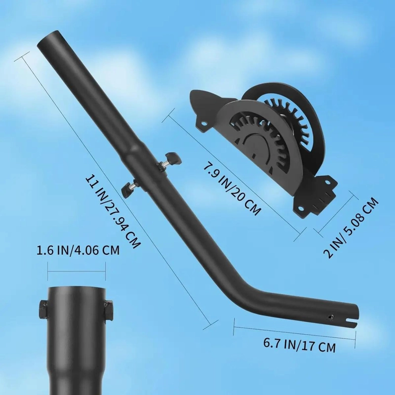 SOPORTE PARA MASTIL DE ANTENA STARLINK V3 CON KIT DE FIJ - 3