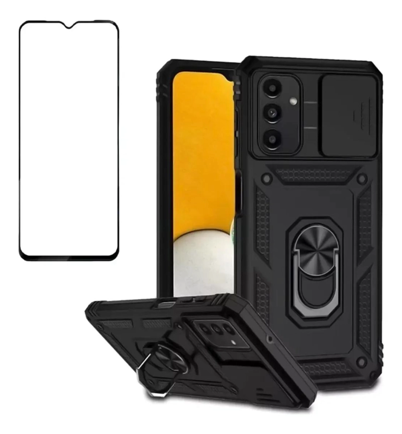 CARCASA PROTECTORA Y MICA VIDRIO PARA SAMSUNG A17 5G - 1