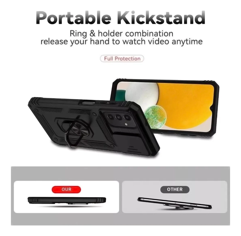 CARCASA PROTECTORA Y MICA VIDRIO PARA SAMSUNG A17 5G - 3