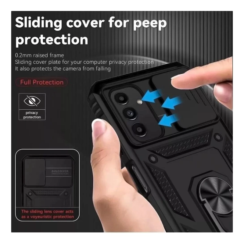 CARCASA PROTECTORA Y MICA VIDRIO PARA SAMSUNG A17 5G - 4
