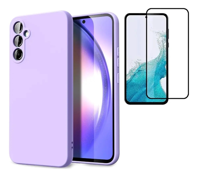 GENÉRICO CARCASA DE SILICONA CON LAMINA COMPLETA PARA SAMSUNG