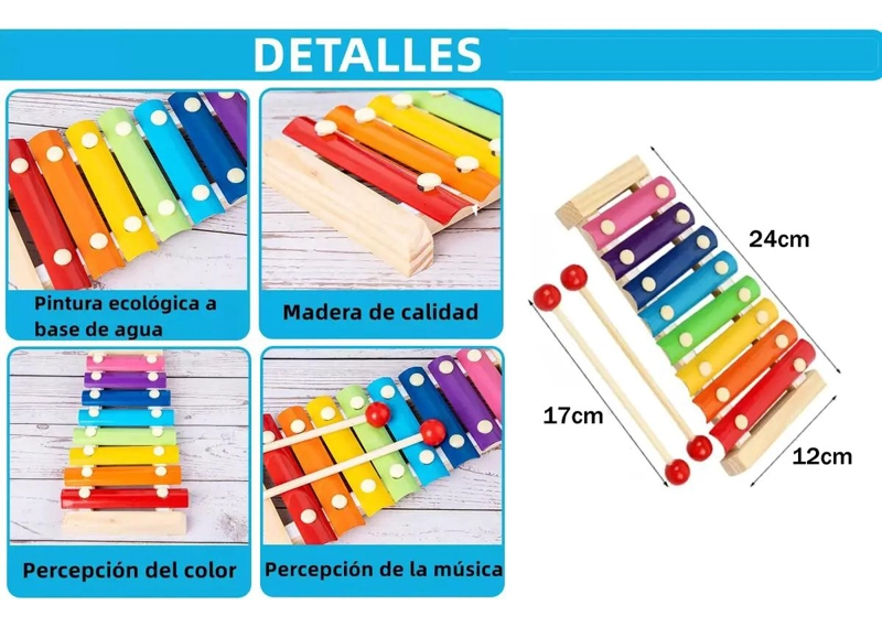 PACK 10 JUGUETES DIDACTICOS DE MADERA MONTESSORI - 2