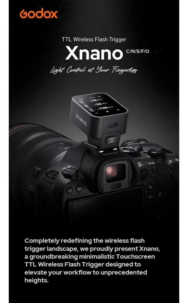 DISPARADOR FLASH TOUCHSCREEN TTL PARA FUJIFILM - 3