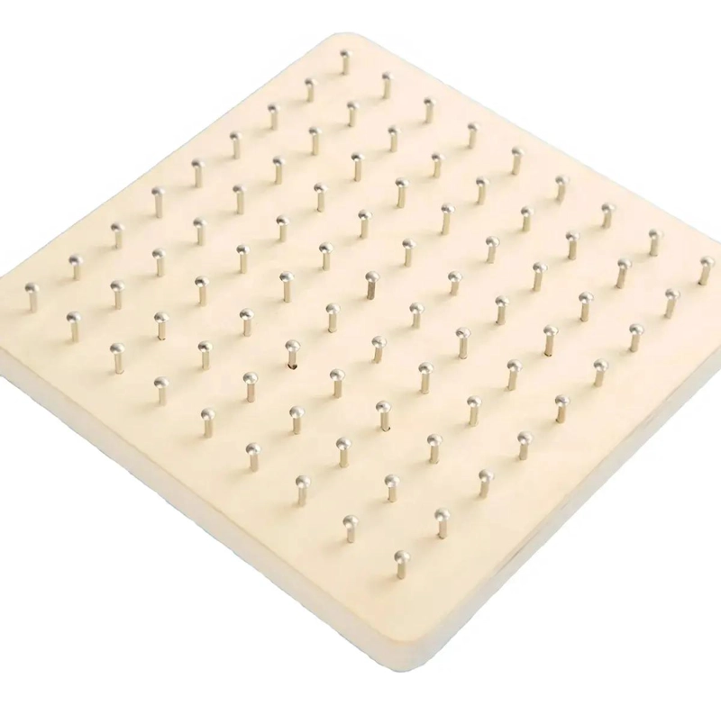 JUGUETES DE MADERA CON GEOPLANOS Y TARJETAS DE PATRONES - 3