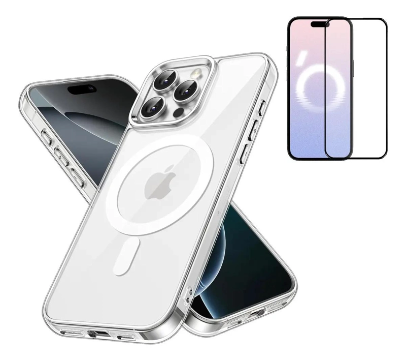 GENÉRICO CARCASA MAGNE TICA CON LAMINA COMPLETA PARA IPHONE