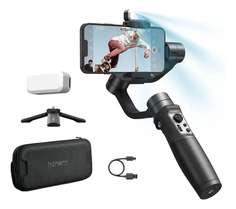 ESTABILIZADOR GIMBAL 3 EJES PARA CELULAR HOHEM MOBILE - 1