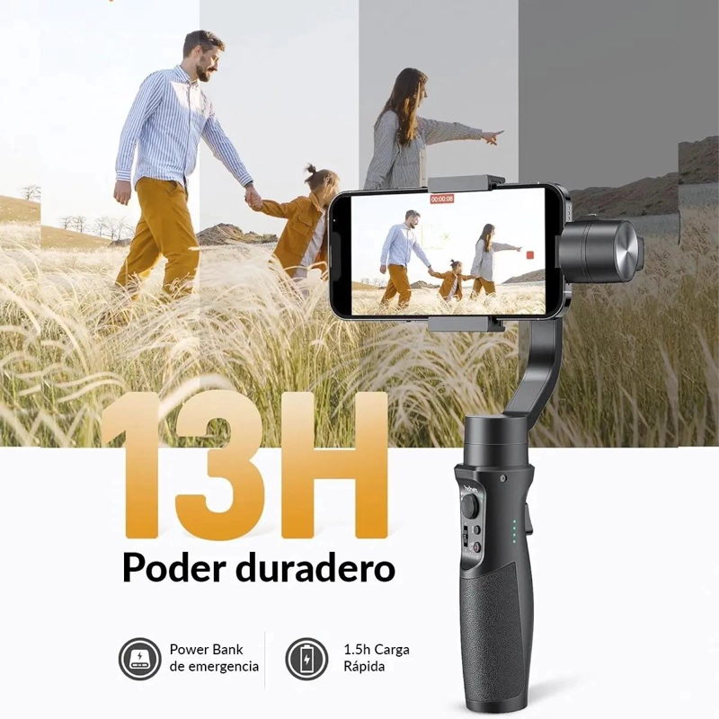 ESTABILIZADOR GIMBAL 3 EJES PARA CELULAR HOHEM MOBILE - 3