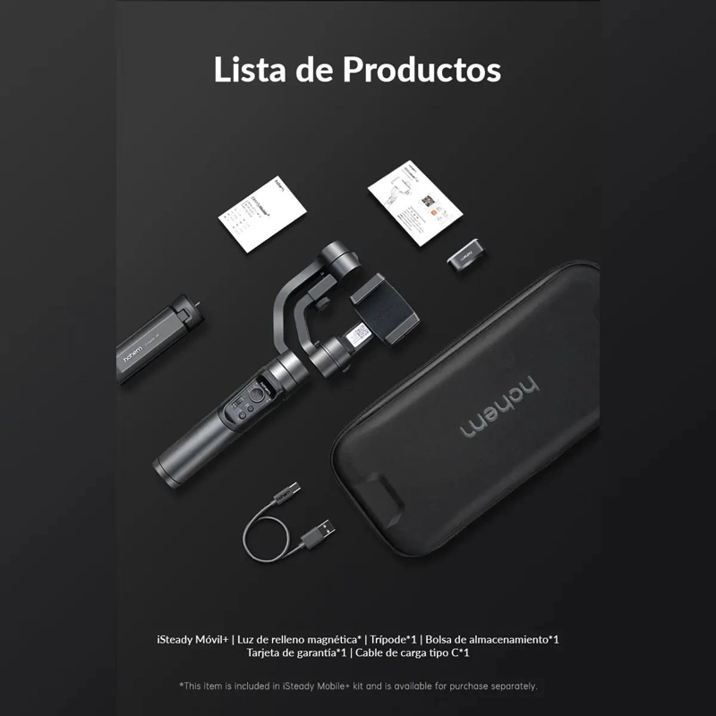 ESTABILIZADOR GIMBAL 3 EJES PARA CELULAR HOHEM MOBILE - 4