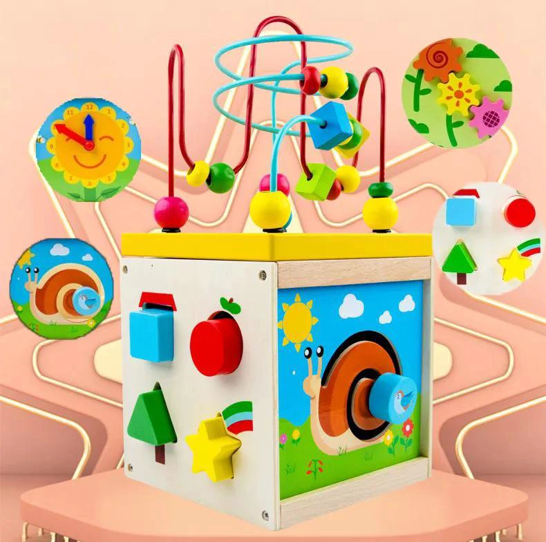 CAJA MULTIFUNCION TOOTH HOUSE CON CUATRO LADOS - 5