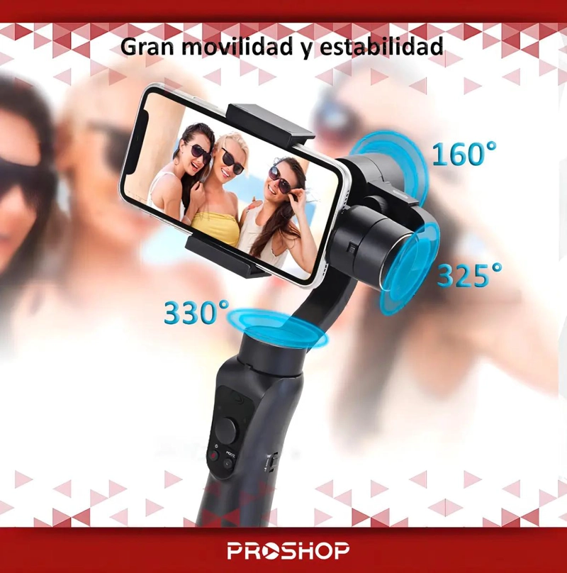 ESTABILIZADOR GIMBAL 3 EJES PARA CELULAR - 5