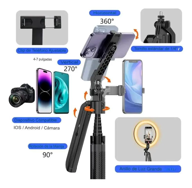 KIT COMPLETO PARA CREAR CONTENIDO CON TRIPODE INTELIGENTE - 2