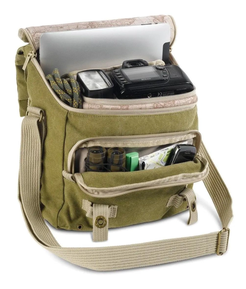 BOLSO CAMARA COMPACTO CON MULTIPLES COMPARTIMENTOS - 2