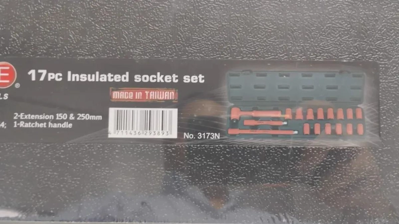 JUEGO DE 17 DADOS POLIGONALES 3/8'' - 5