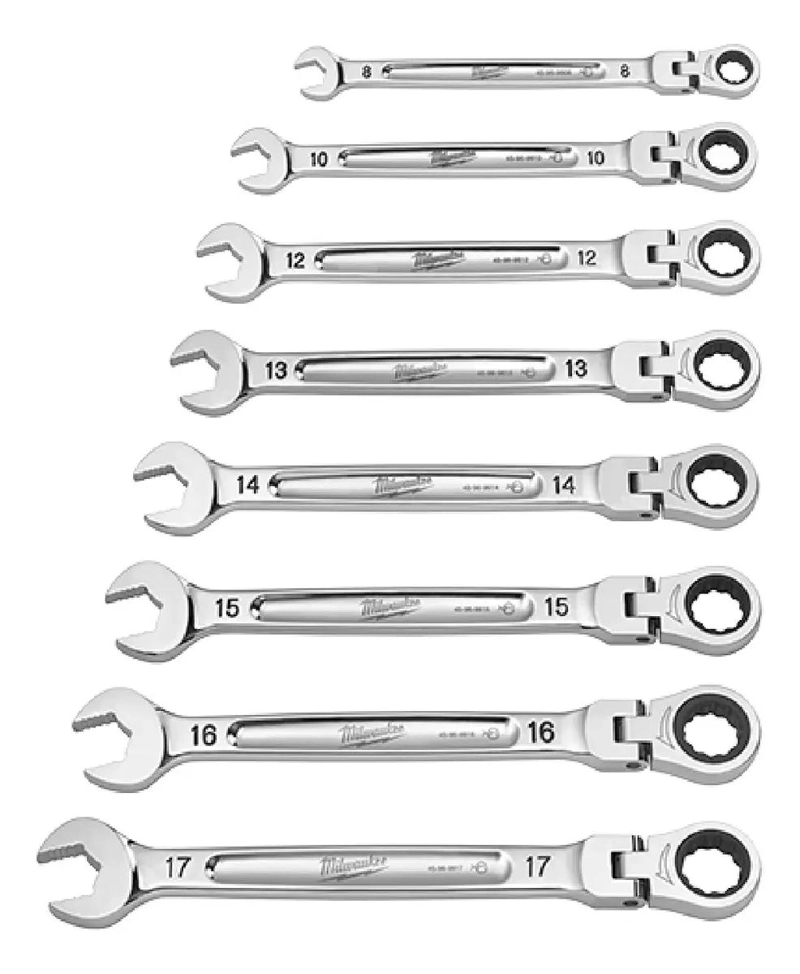SET DE 7 LLAVES COMBINADAS CON CRIQUE - 2