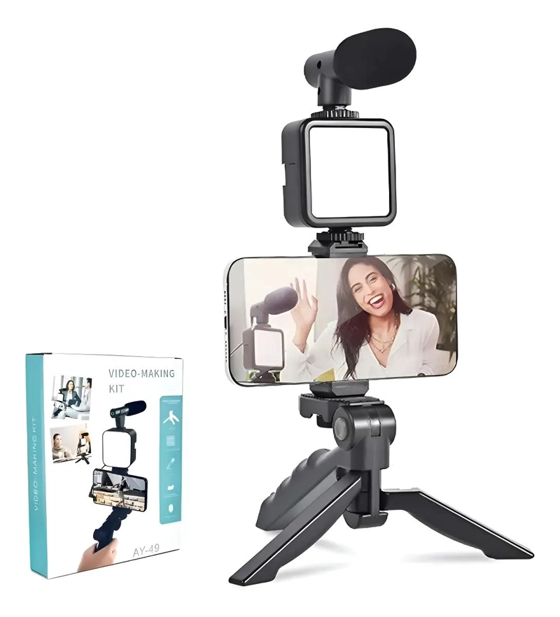 KIT DE GRABACION PARA CELULAR CON ESTABILIZADOR Y TRIPODE - 4