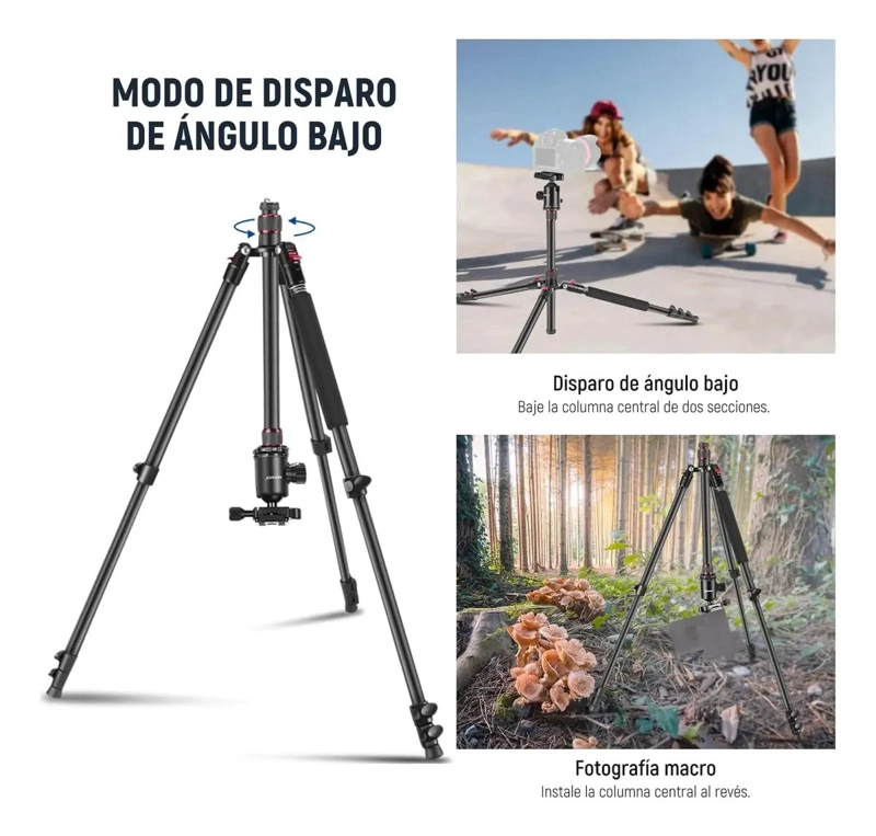 TRIPODE MONOPIE 195 CM CON SOPORTE Y CONTROL REMOTO - 3