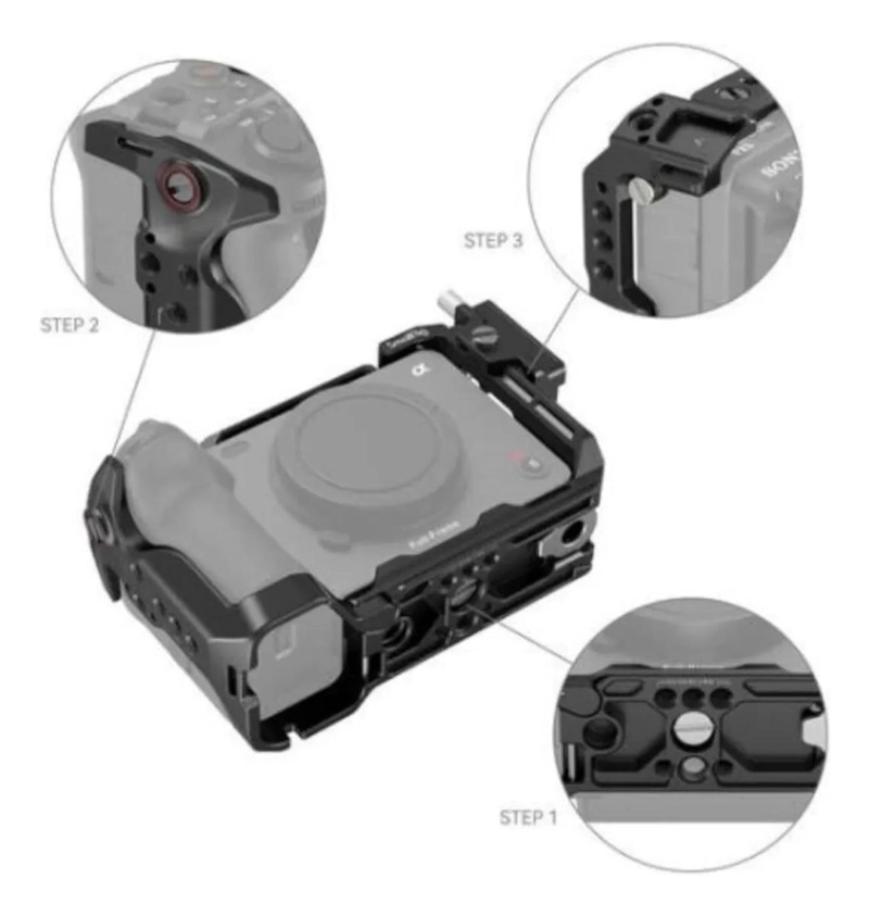 JAULA PROTECTORA PARA CAMARA SONY FX3 Y FX30 SMALLRIG 418 - 4