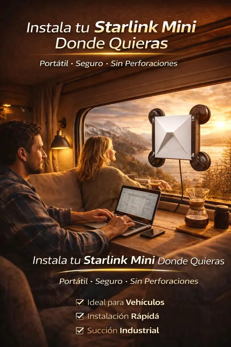 SOPORTE DE VENTOSA PARA ANTENA STARLINK MINI 2025 - 3