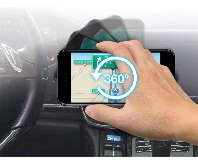 SOPORTE CELULAR MAGNE TICO 360° PARA REJILLA DE AUTO - 5
