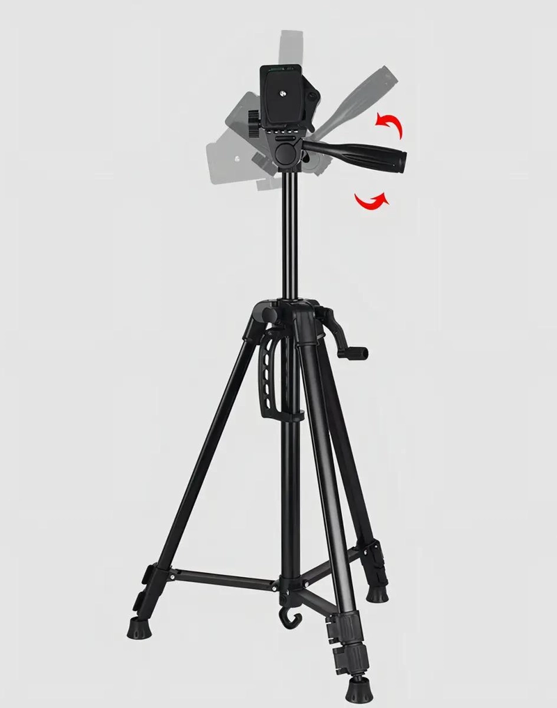 TRIPODE PROFESIONAL PARA CAMARA 360° COLOR NEGRO - 2